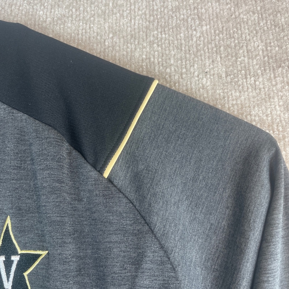 Champion Vanderbilt Commodores Quarter Zip Pullover Men's 2XL Dark Gray Athletic - Picture 12 of 14